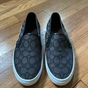 Coach signature slip on sneakers